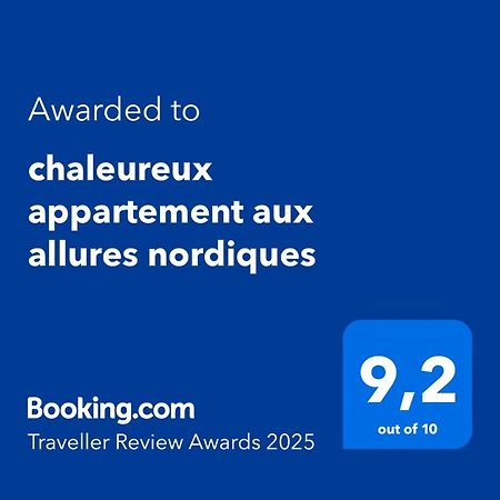 Chaleureux Appartement Aux Allures Nordiques آركاشو المظهر الخارجي الصورة
